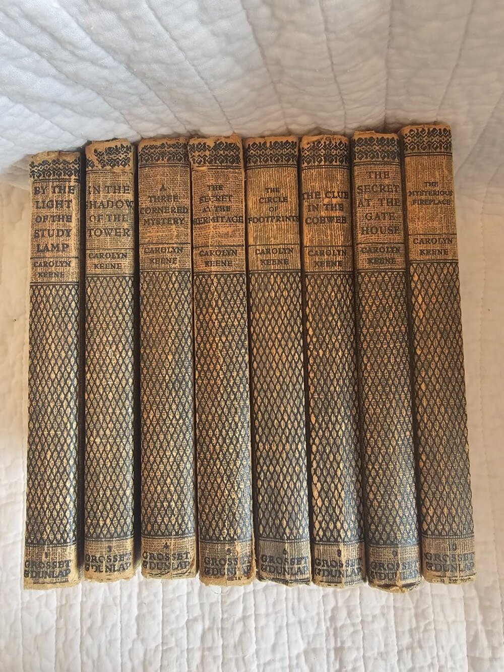 Dana Girls Book Set of 8 by Carolyn Keene 1934-1941